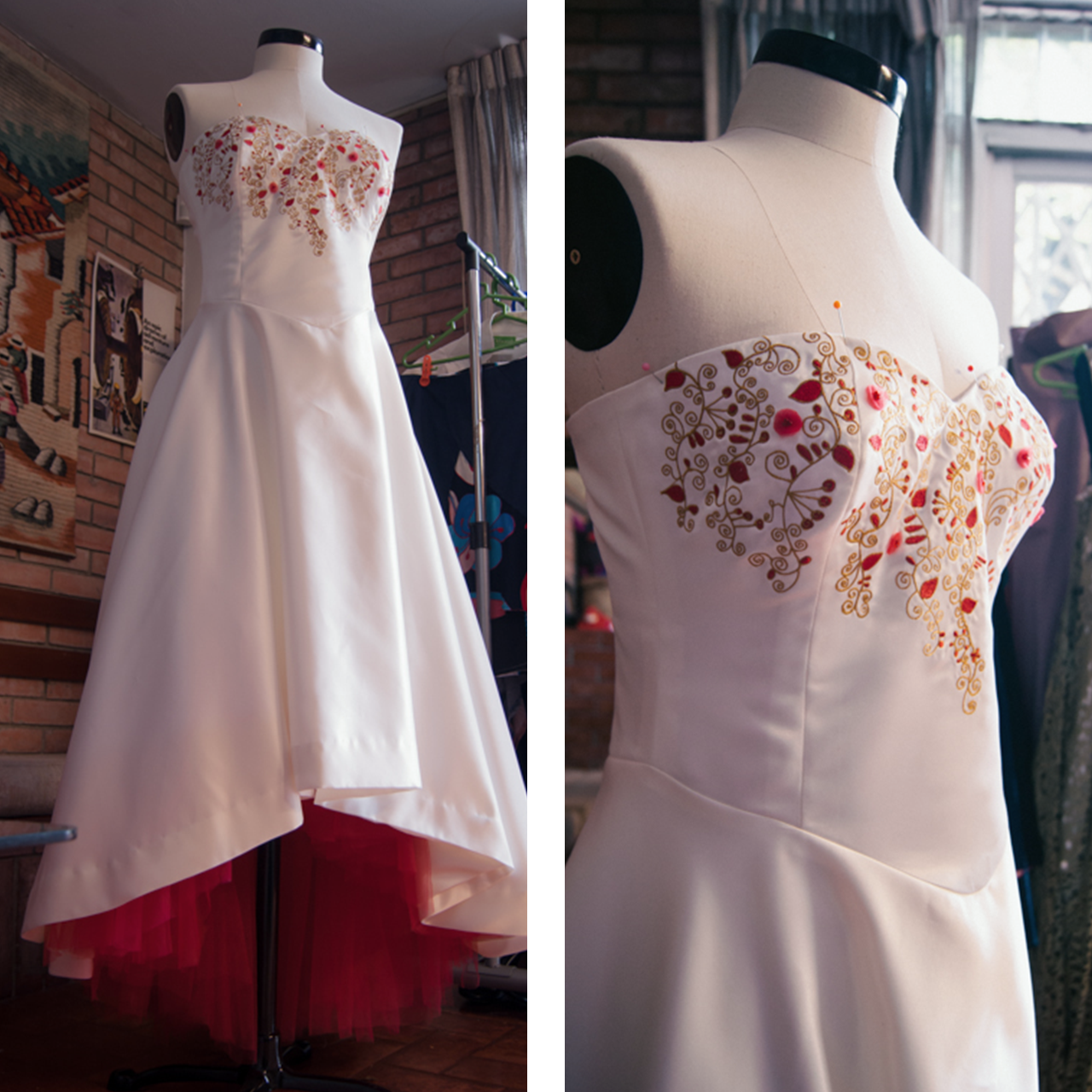 Vestidos de novia en moulage por Deborah Rodriguez Rivero