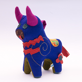 Torito de pucará juguete por Deborah Rodriguez Rivero